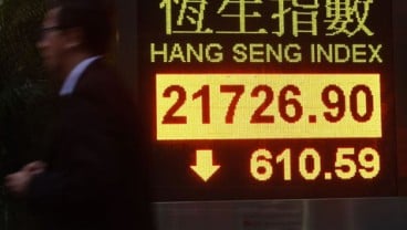 BURSA HONG KONG: Indeks Hang Seng Ditutup Anjlok 1,05%