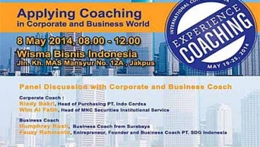 Bisnis Indonesia & ICF Gelar Pelatihan 'Applying Coaching in Corporate and Business World'