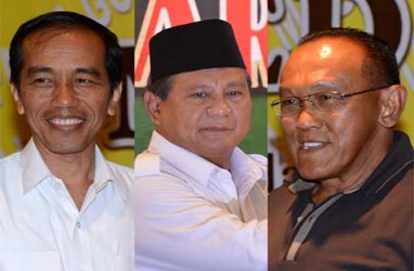 JELANG PILPRES 2014: Jokowi, Prabowo, dan Hatta Temui SBY