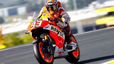 HASIL MOTOGP PRANCIS: Rossi posisi 3, Marquez Tercepat di Latihan 1