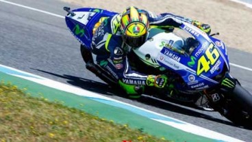 HASIL MOTOGP PRANCIS: Rossi Melorot Gara-gara Katup Udara Bermasalah di Latihan 2