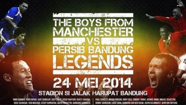 Laga Persib Legend vs Manchester United (24/5): Gading Marten Jual Tiket VIP Rp750.000