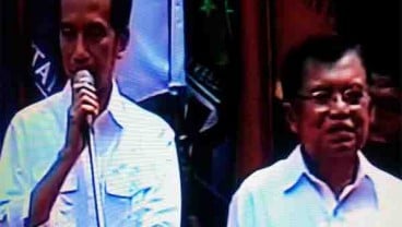 DEKLARASI CAWAPRES JOKOWI: Jokowi-JK Tiba di Gedung Joang, Pidato Politik Jokowi-JK