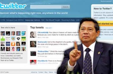 Akun Twitter Presiden SBY Tembus Lima Juta Pengikut