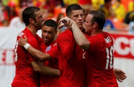 PEMANASAN PIALA DUNIA 2014: Inggris Dikagetkan Ekuador, Wayne Rooney dkk. Ditahan 2-2