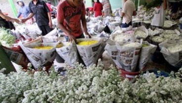 Omset Pasar Bunga Rawabelong Jakarta Rp125 Miliar Tahun ini