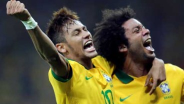 LAGA PEMBUKA PIALA DUNIA 2014, Brasil Vs Kroasia, Neymar Tak Tertekan