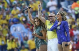 PIALA DUNIA 2014: J-Lo Goyang Brasil, Corinthians Arena Panas