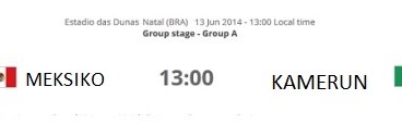 PIALA DUNIA 2014: Meksiko vs Kamerun, Menanti Tuah Eto'o, (13/6)