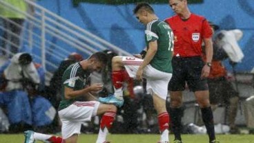 PIALA DUNIA 2014: Hasil Meksiko Vs Kamerun Skor Akhir 1-0, El Tri Berada di Posisi 2 Grup A