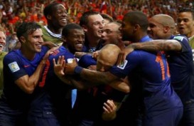 PIALA DUNIA 2014: Belanda Bantai Spanyol 5-1, Van Persie & Robben Bersinar