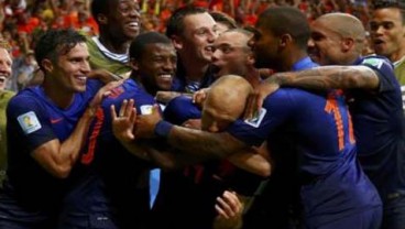 PIALA DUNIA 2014: Belanda Bantai Spanyol 5-1, Van Persie & Robben Bersinar