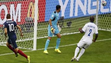 PIALA DUNIA 2014: Prancis Vs Honduras Skor Akhir 3-0, Benzema Cetak 2 Gol