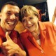 PIALA DUNIA 2014: Ini Dia Foto Selfie Podolski dan Angela Merkel Setelah Jerman Gilas Portugal 4-0