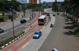 Pembetonan Jalur Transjakarta Telan Rp10 Miliar