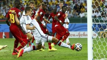 PIALA DUNIA 2014: Jerman Ditahan Ghana 2-2, Langkah Ke-16 Besar Tertunda