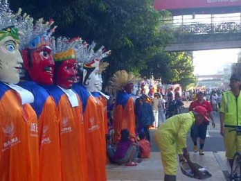 HUT JAKARTA Hasilkan 24 Ton Sampah