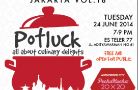 Pecha Kucha Night Jakarta Volume ke-18 Angkat Potensi Kuliner Indonesia