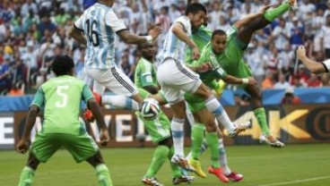 PIALA DUNIA 2014: Kalah 2-3 Dari  Argentina, Nigeria Ke Babak 16