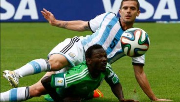 Piala Dunia 2014: Foto-Foto Menarik Dari Laga Argentina vs Nigeria