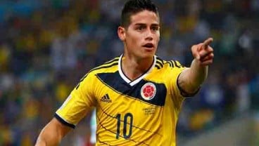 PENCETAK GOL TERBANYAK PIALA DUNIA 2014: James Rodriguez (Kolombia) Masih Memimpin