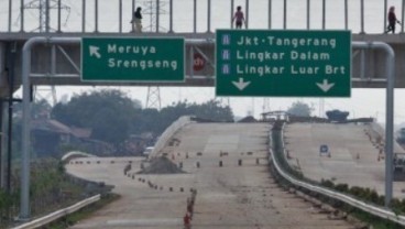 TOL CILEDUG-ULUJAMI: Pengerjaan Rampung. Penggunaan Tunggu Seminggu Lagi