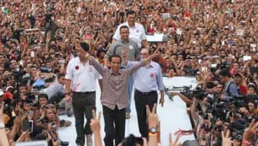 KONSER SALAM 2 JARI: Petinggi Partai Pengusung Jokowi-JK Hadir di GBK