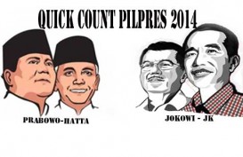 HASIL REAL COUNT PILPRES 2014: Jokowi-JK 53,24%, Prabowo-Hatta 46,76% (Suara Masuk 54%)
