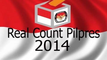 REAL COUNT PILPRES 2014: 98,53% Formulir C1 Telah Diunggah ke www.kpu.go.id