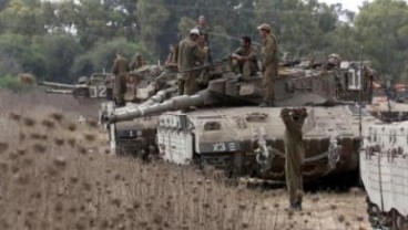 KRISIS GAZA: Israel Kerahkan Kendaraan Berat