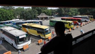 MUDIK LEBARAN: Terminal Tirtonadi Solo Masih Sepi