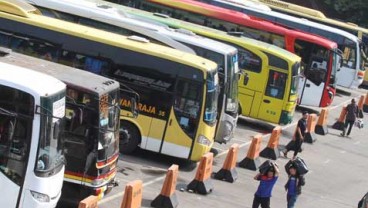 COMAL AMBLAS: Tarif Bus Mudik Melonjak