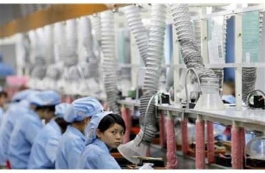 EKONOMI CHINA: Indeks Manufaktur Melejit, Target Pertumbuhan Mudah Dicapai