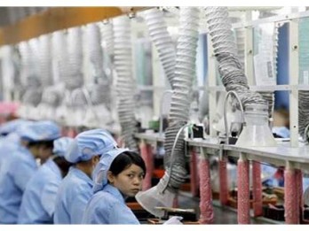 EKONOMI CHINA: Indeks Manufaktur Melejit, Target Pertumbuhan Mudah Dicapai