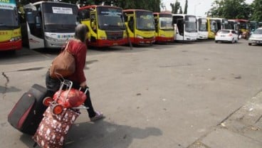 MUDIK LEBARAN 2014: H-4, Jumlah Bus dan Penumpang Anjlok