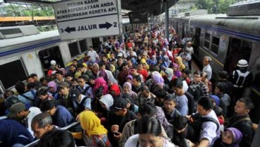 MUDIK LEBARAN 2014: KAI Tambah 5 Kereta dari Stasiun Gambir