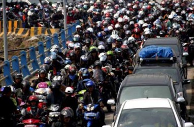 MUDIK LEBARAN 2014: Sebanyak 18.940 Motor Menyeberang di Merak