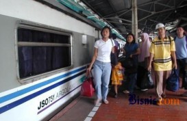 MUDIK LEBARAN 2014: Penumpang Kereta ke Semarang Capai 98.159 Orang