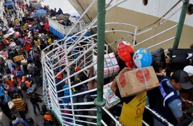 MUDIK LEBARAN 2014: Merak Terpantau Lengang