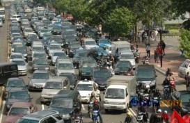 ARUS BALIK LEBARAN: Tol  Purbaleunyi Menuju Jakarta Mulai Padat