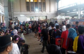 MUDIK LEBARAN 2014: Arus Balik Kereta dari Semarang Naik 66%