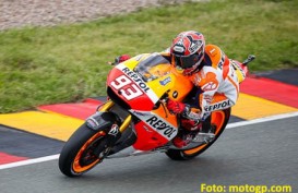 MOTOGP INDIANAPOLIS:Rossi Bingung Pilih Ban Motor, Marquez Tercepat di Latihan 2