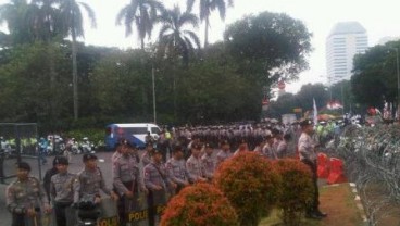 SIDANG PUTUSAN SENGKETA PILPRES: Jelang Jam-D, Kapolda Inspeksi Final Pasukan Pengamanan MK