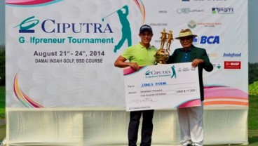 James Byrne Cetak Kemenangan di Ciputra Golfpreneur Tournament