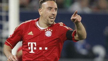 Bintang FC Bayern Muenchen, Franck Ribery Hadiri Pelatihan Sepakbola Allianz