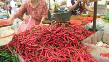 HARGA SEMBAKO: Cabai Merah Keriting Naik Rp2.000/Kg di Manado