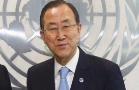 Sekjen PBB Ban Ki-moon Ajak Jokowi Jaga Perdamaian Dunia