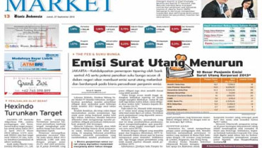 INDEKS BISNIS 27 (29/8/2014): Ditutup Anjlok 1,65%, Berikut Daftar Harga Emiten