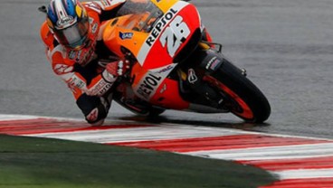 MOTO GP SAN MARINO: Rossi & Lorenzo Gagal Saingi  Marquez & Pedrosa Gara-gara Hujan