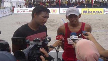 ASIAN GAMES 2014: Indonesia Gilas Thailand 2-0 di Voli Pantai